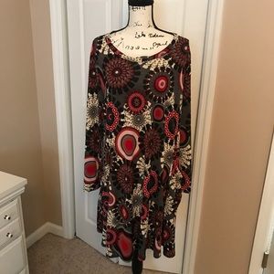 Stretchy Long-Sleeve Dress